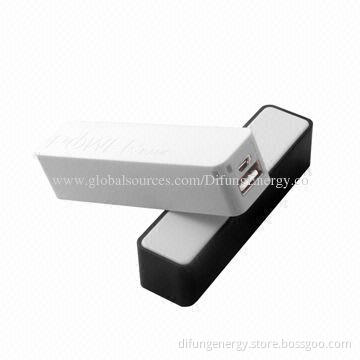 Colorful Perfume Style Power Banks for iPhone with 1,000, 2,200mAh Capacity, CE, RoHS, FCC Marks